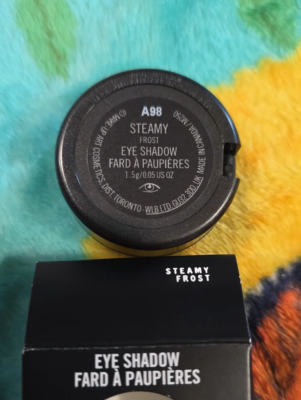 Mac Steamy Frost Eyeshadow NIB